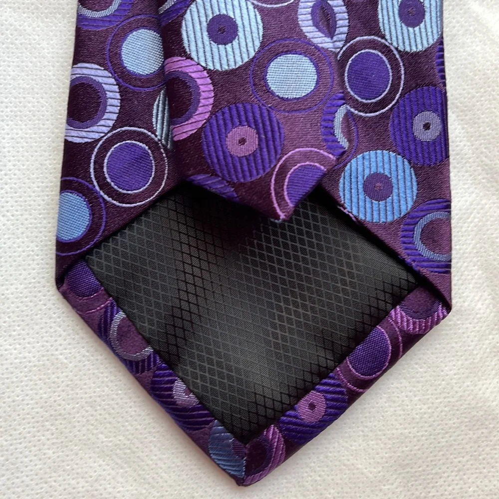 Covington Geometric Silk Tie - New with Tags